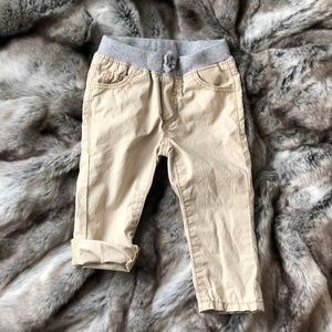 Babies cotton lightweight khaki 4-pkt pull-on pant